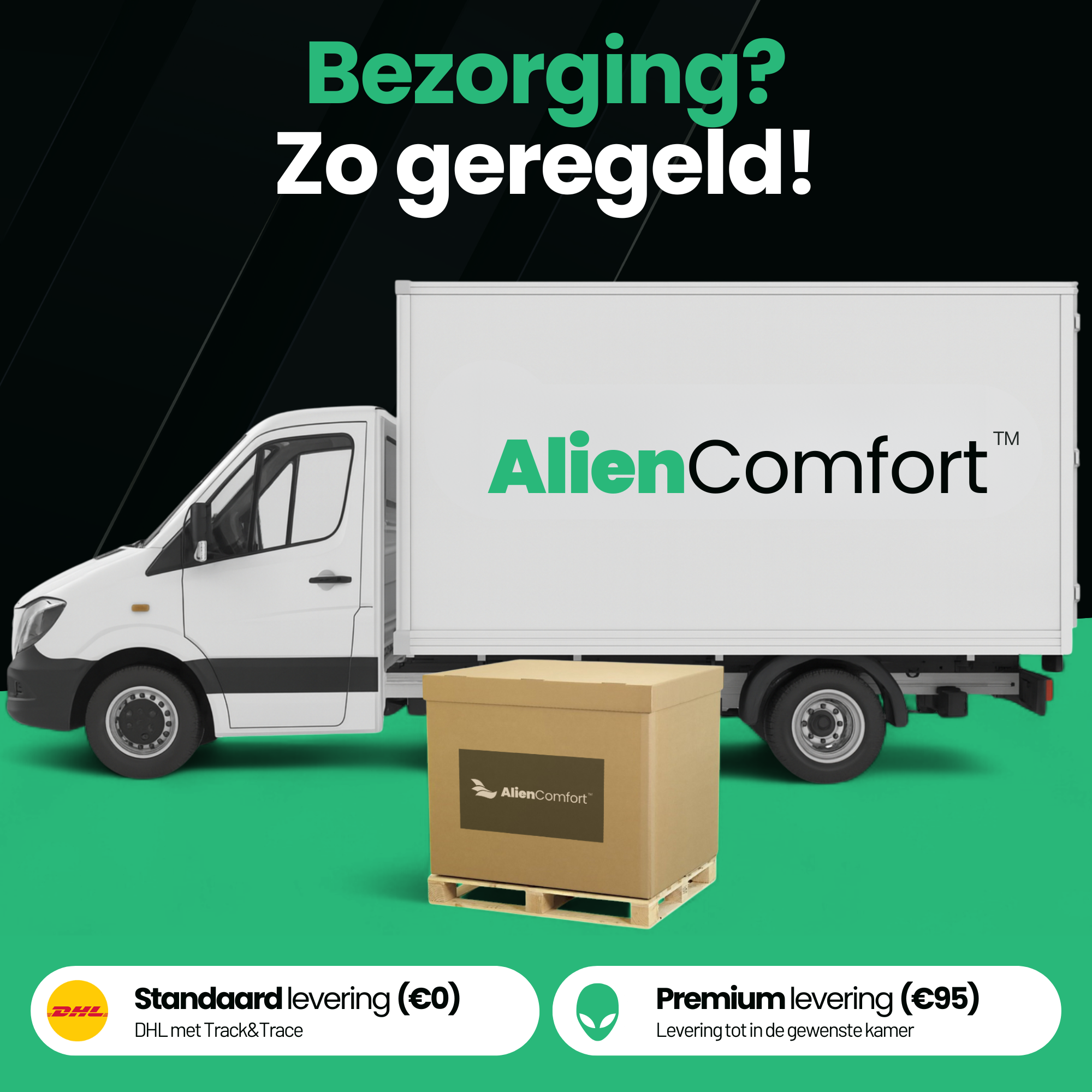 AlienComfort™ Massagestoel LUNA - Blauw