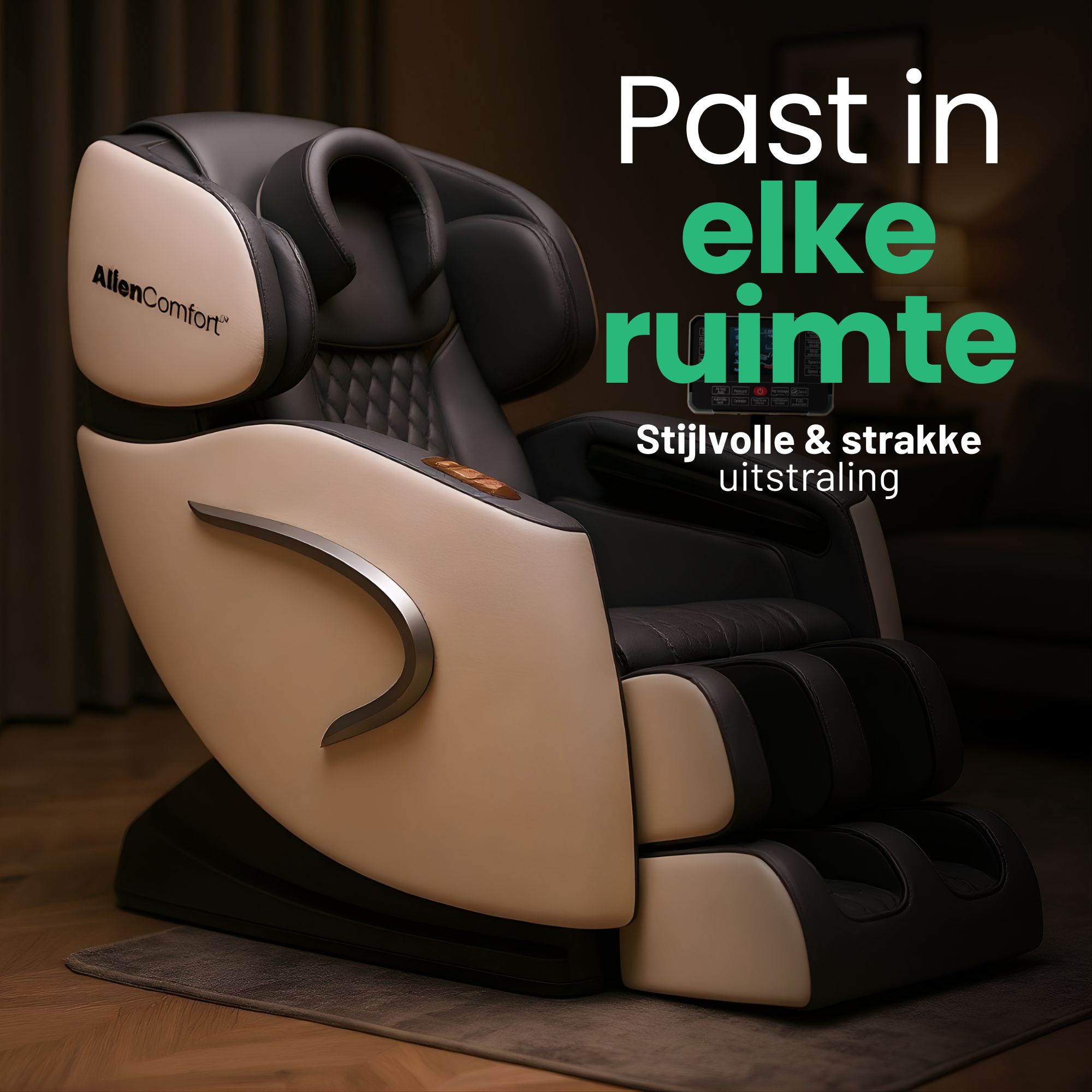 AlienComfort™ Design Massagestoel EOS - Wit