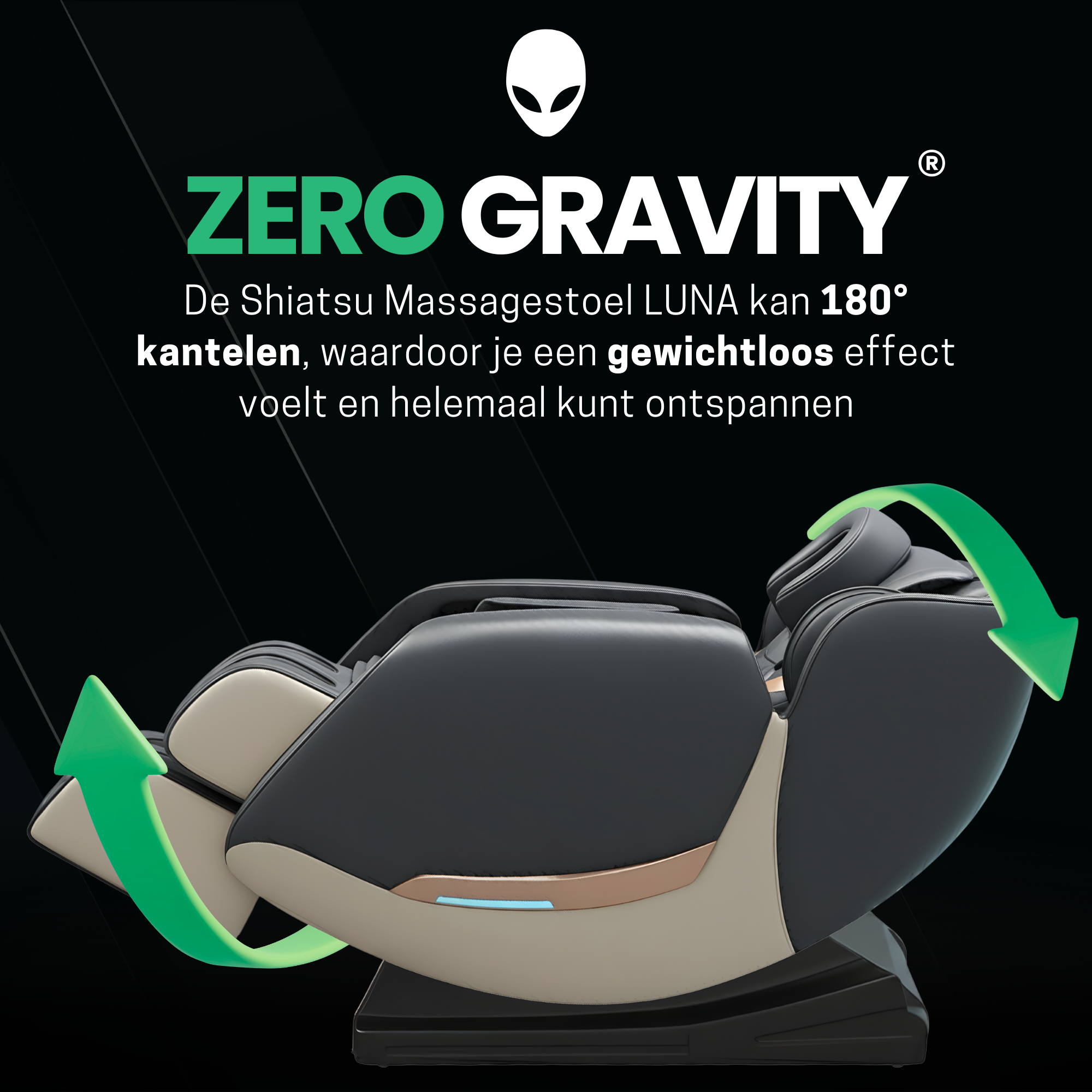 AlienComfort™ Massage Chair LUNA - Gray