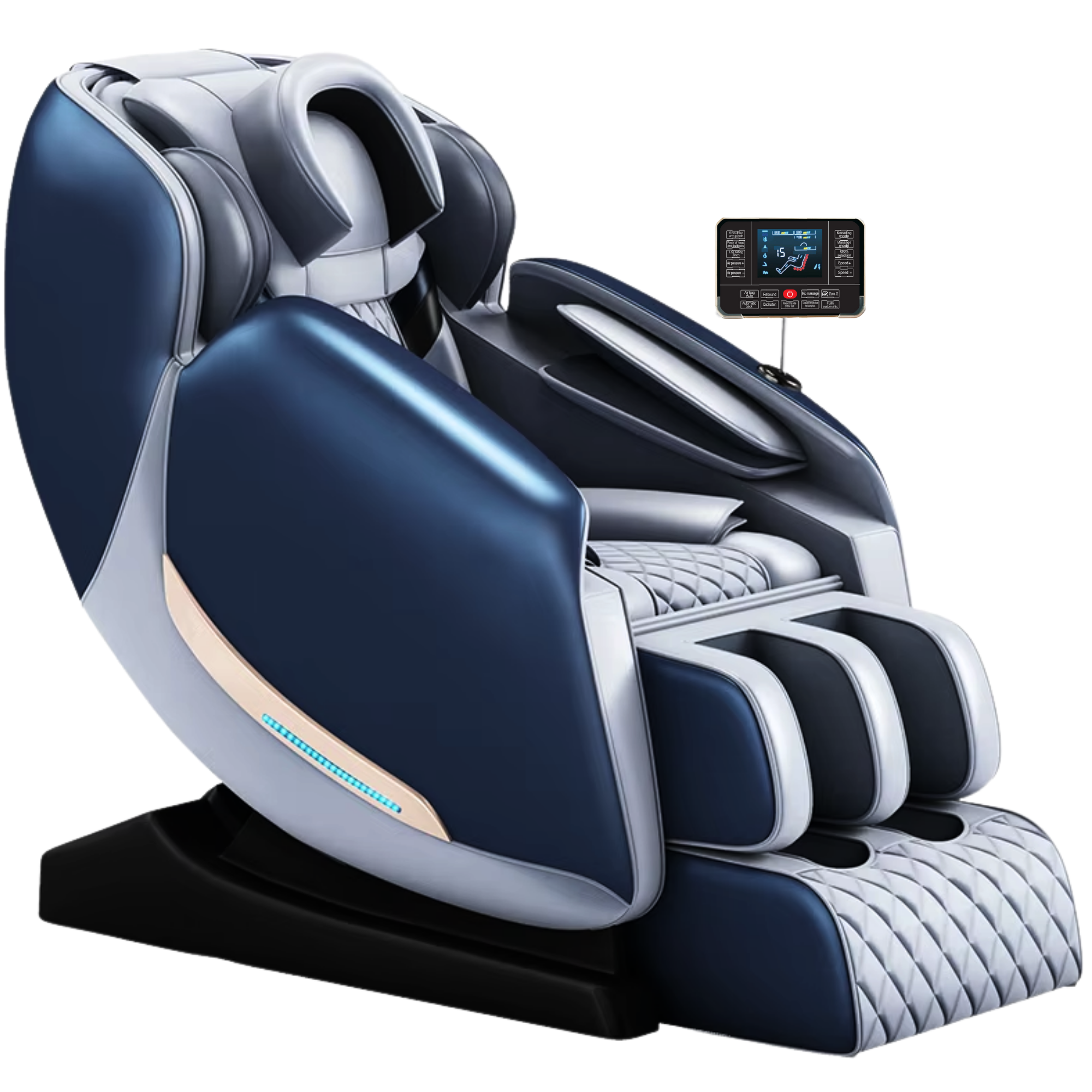 AlienComfort™ Massagestoel LUNA - Blauw