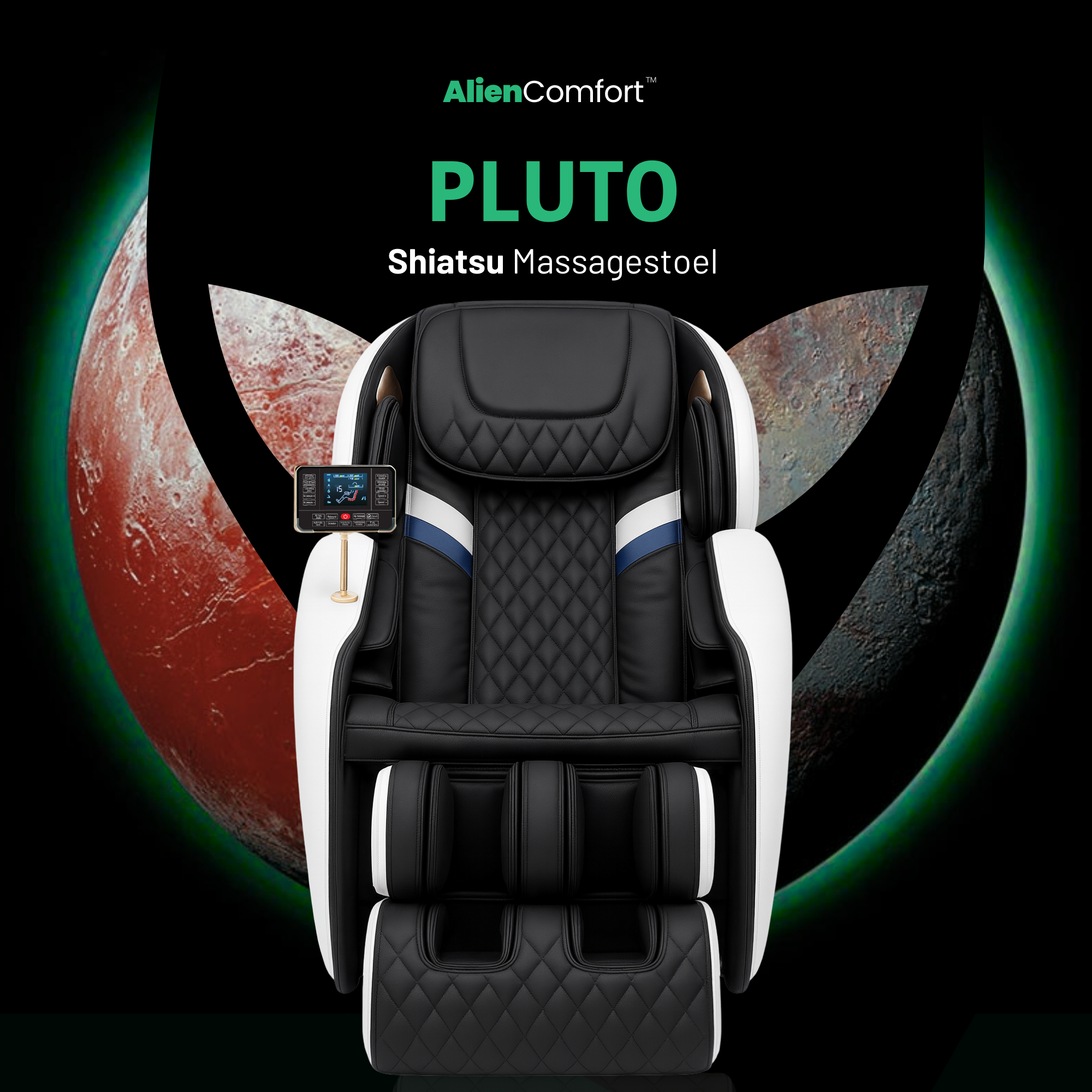 AlienComfort™ Massage Chair PLUTO - White