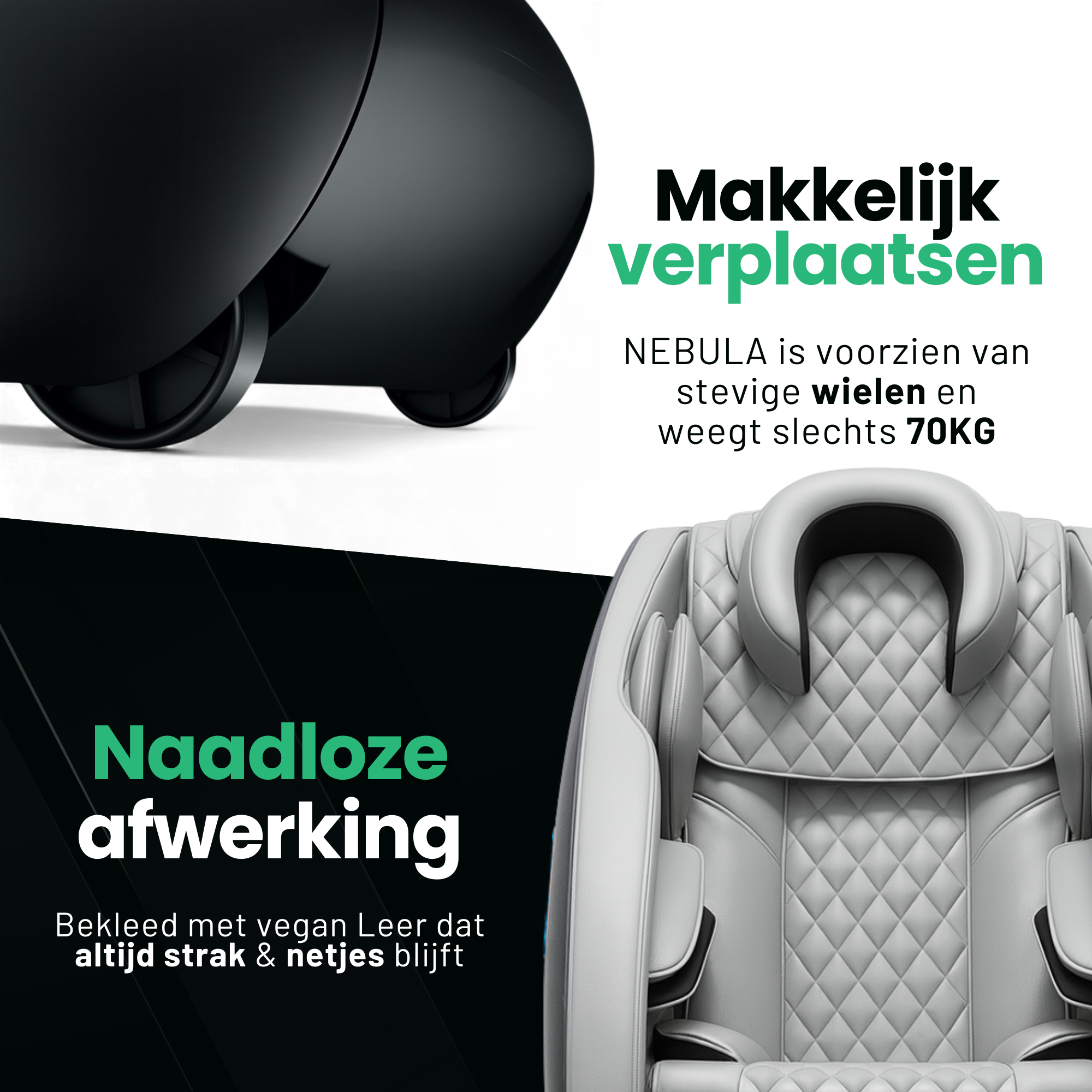 AlienComfort™ Massagestoel NEBULA