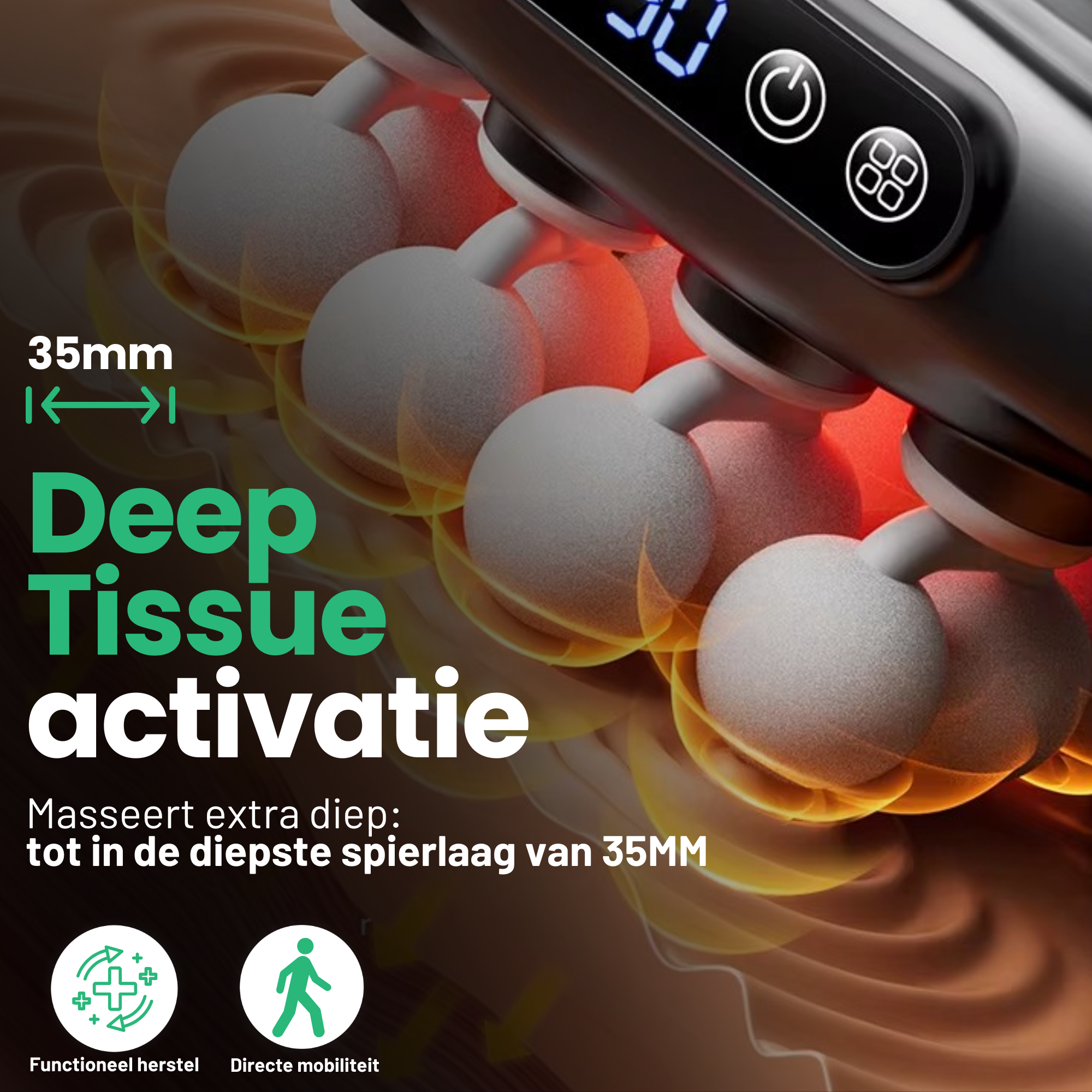 AlienComfort™ Red-Light Massagegun ORBITA PRO