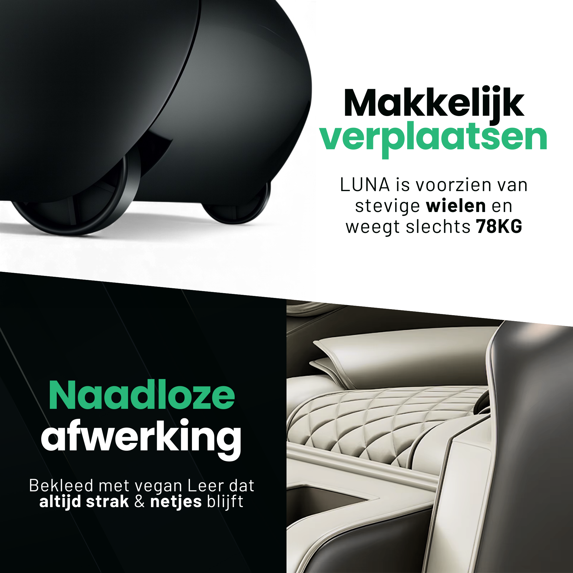 AlienComfort™ Massage Chair LUNA - Gray