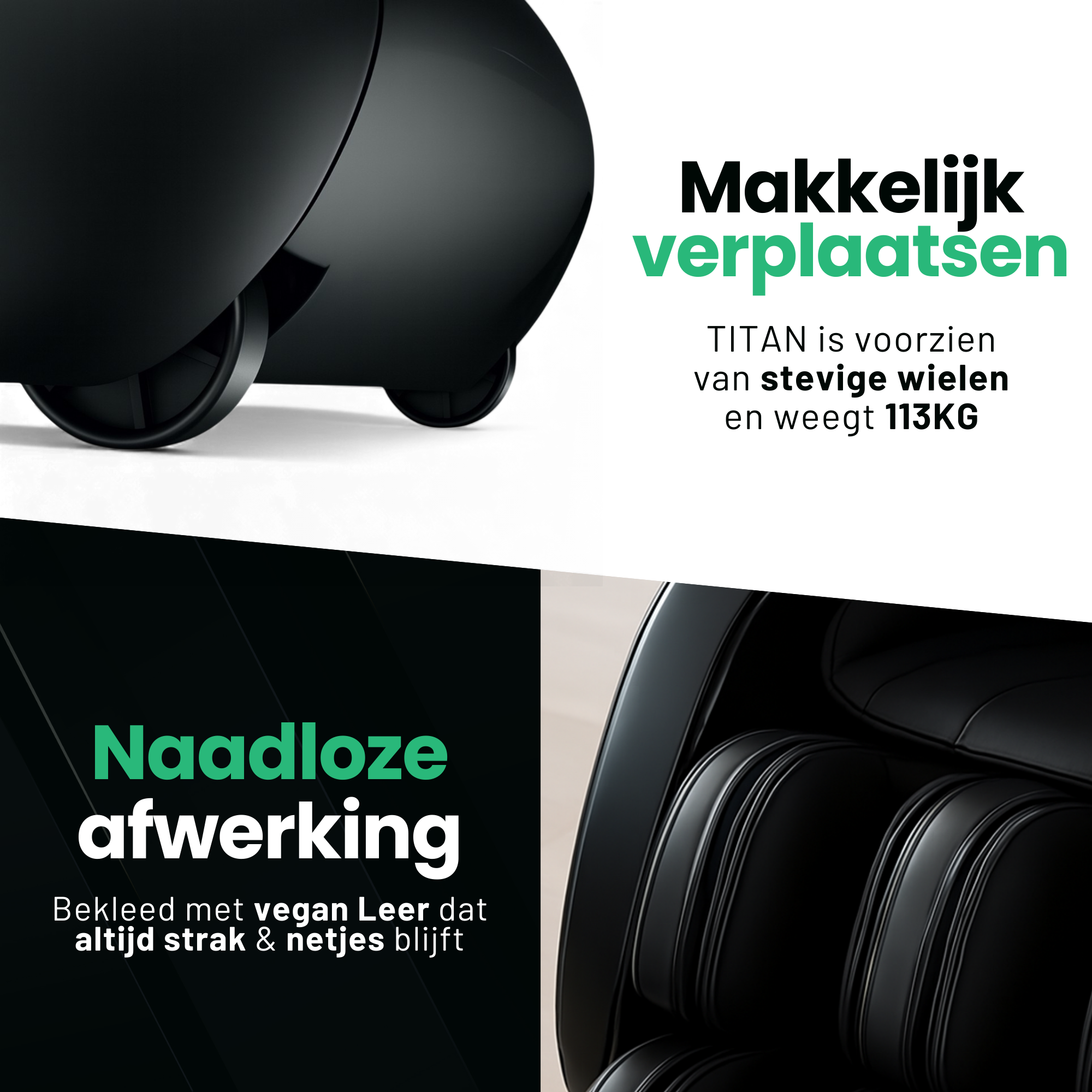 AlienComfort™ Therapeutische Massagestoel TITAN