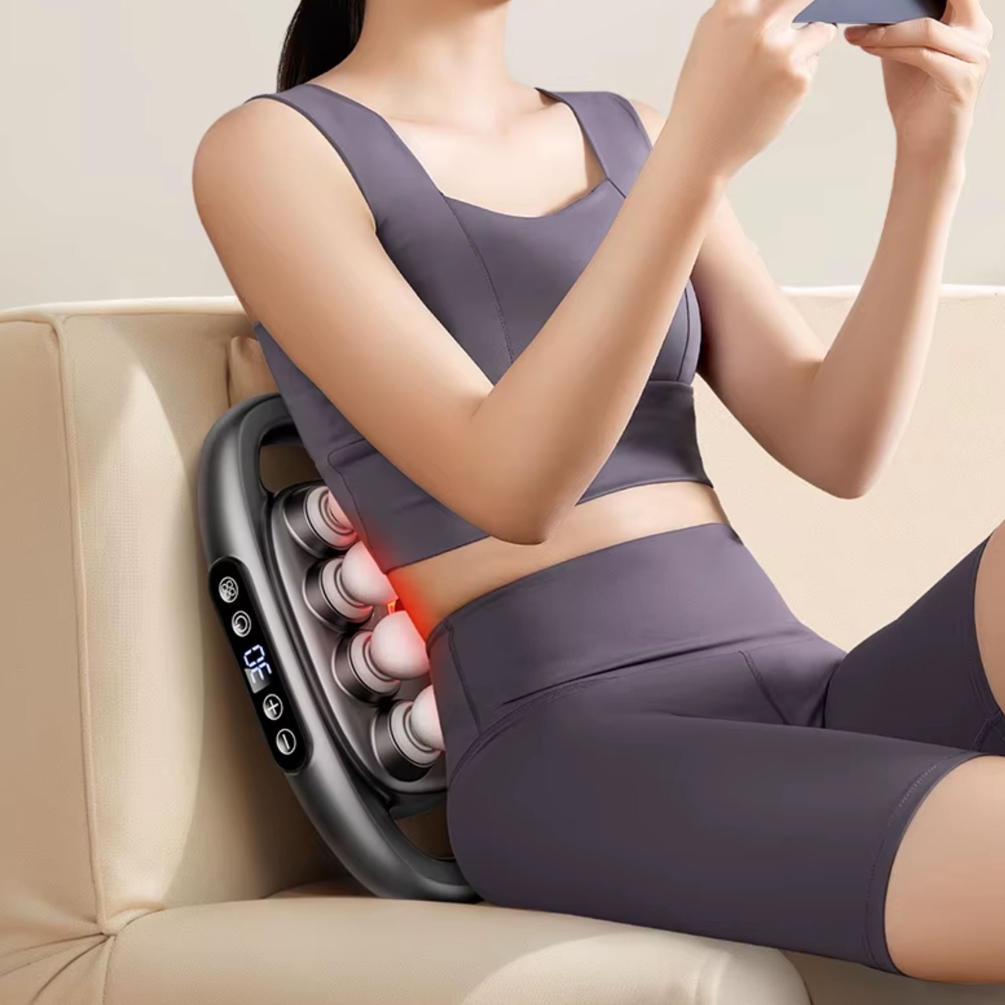 AlienComfort™ Red-Light Massage Gun ORBITA