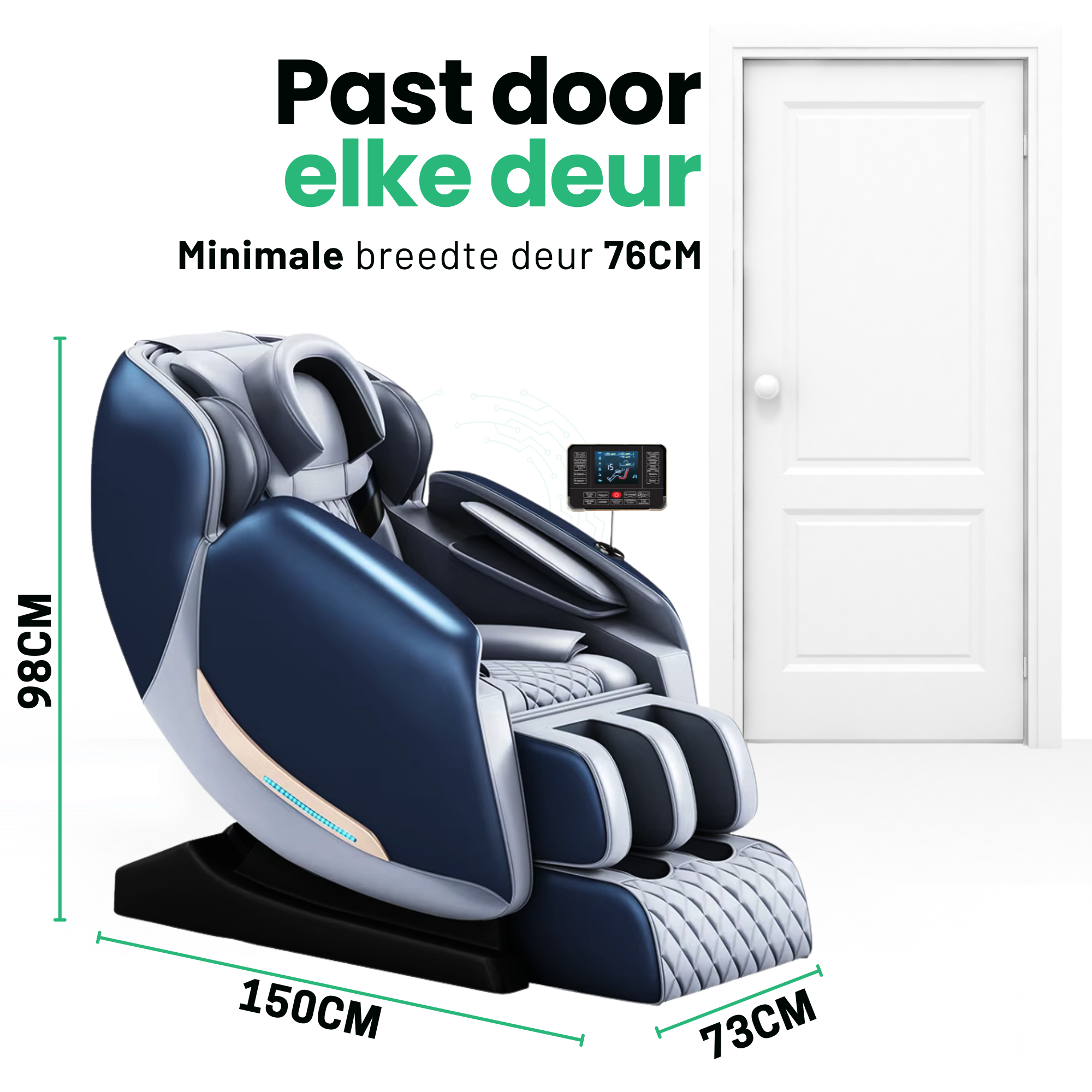 AlienComfort™ Massage Chair LUNA - Blue