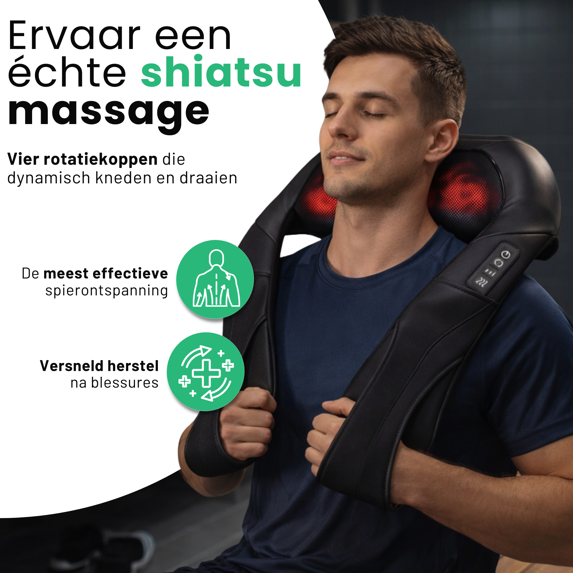 AlienComfort™ Shiatsu Massageapparaat CERES
