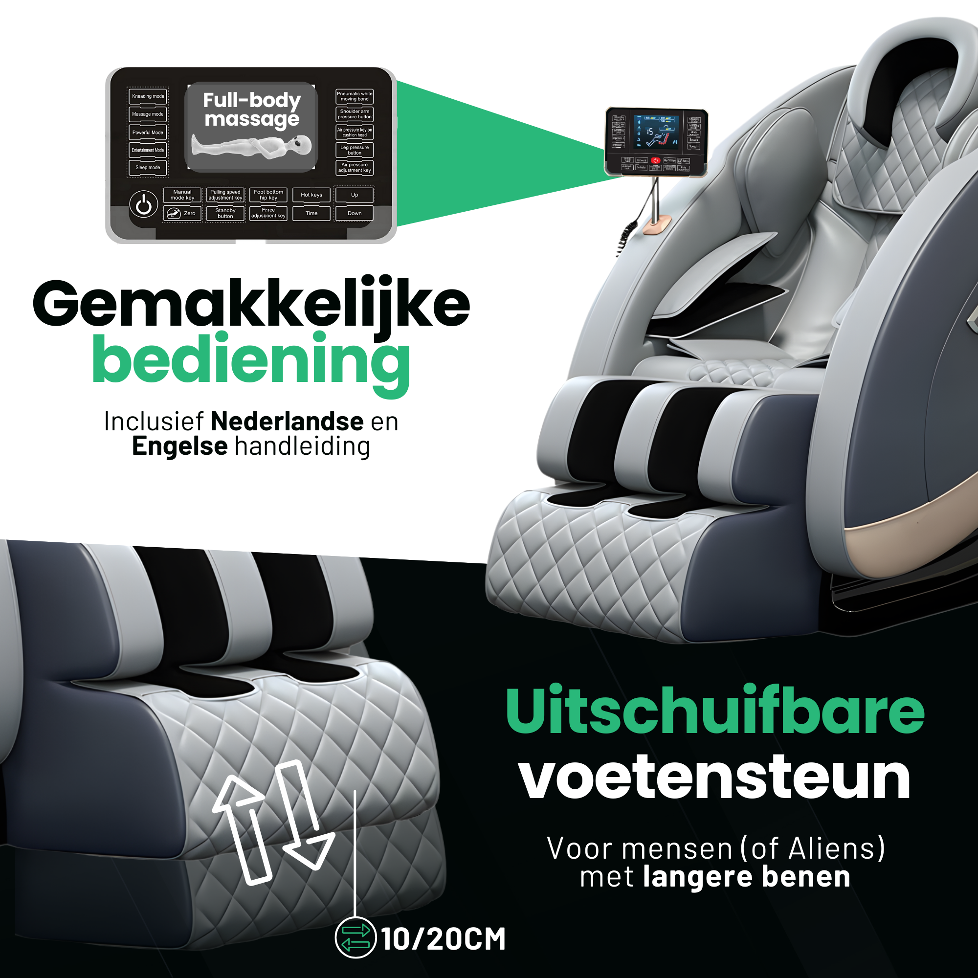 AlienComfort™ Massagestoel NEBULA
