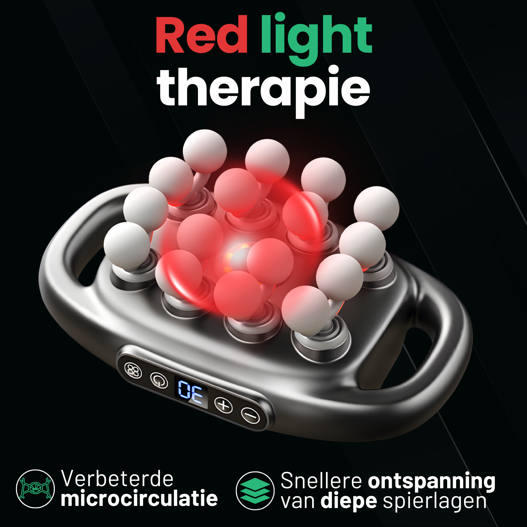 AlienComfort™ Red-Light Massagegun ORBITA PRO
