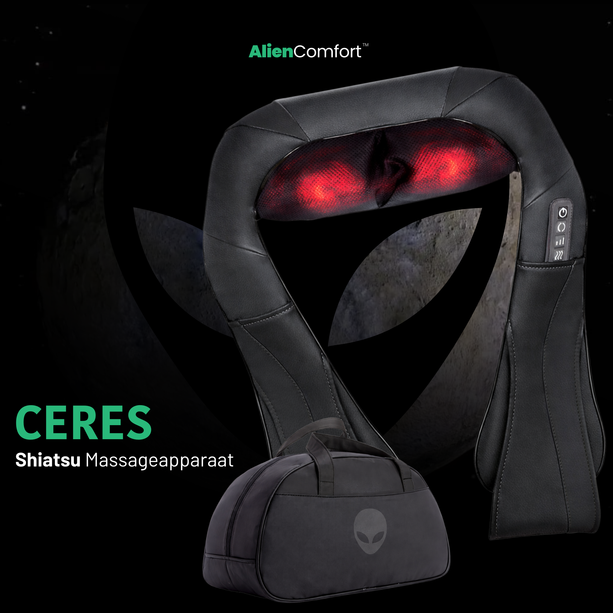AlienComfort™ Shiatsu Massageapparaat CERES