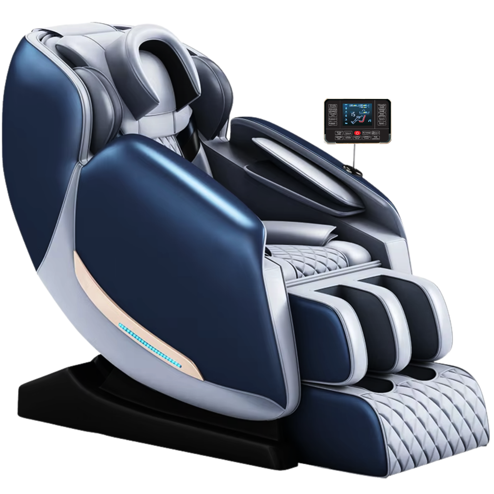 AlienComfort™ Massagestoel LUNA - Blauw