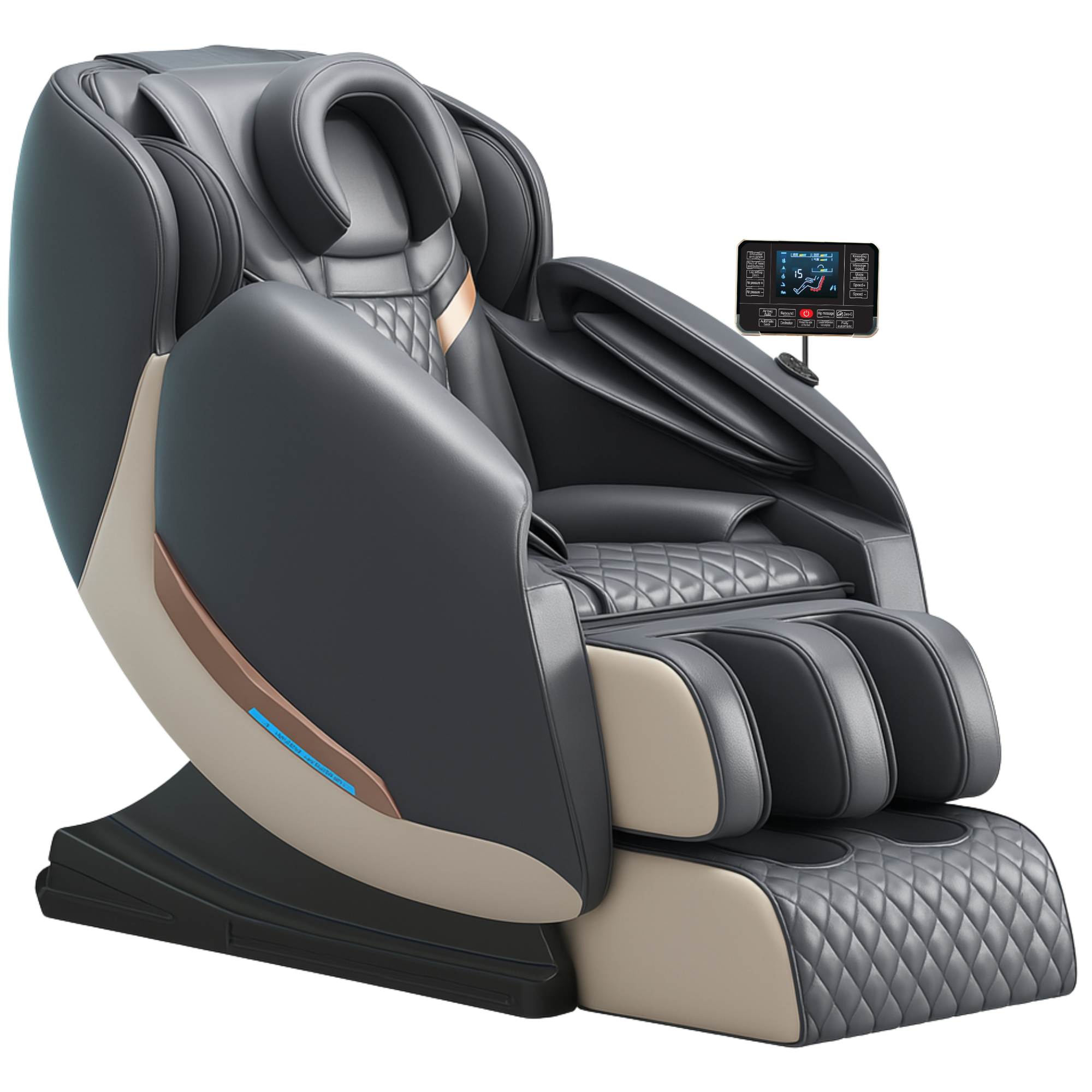 AlienComfort™ Massagestoel LUNA - Grijs