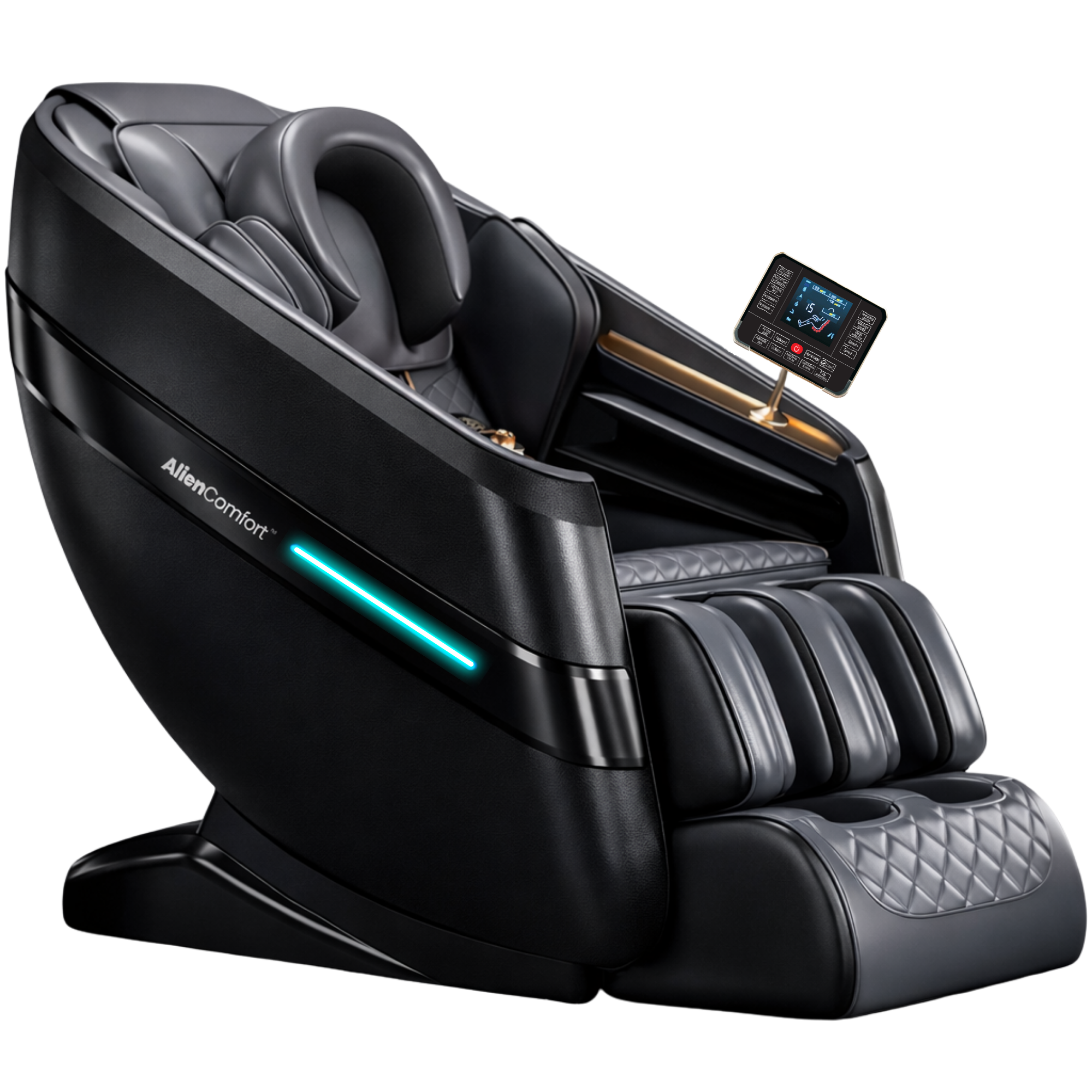 AlienComfort™ Massagestoel NOVA - Donkergrijs