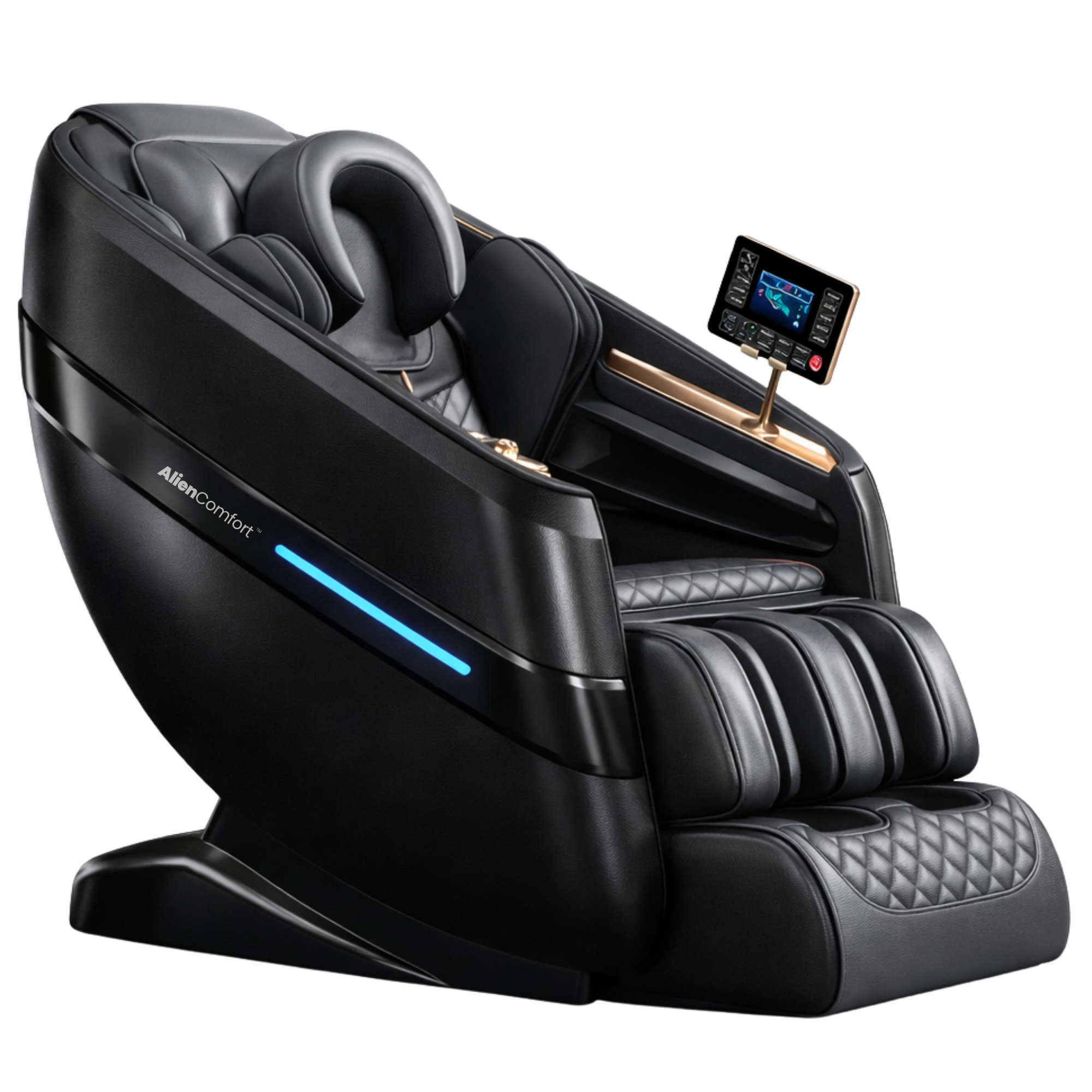 AlienComfort™ Massagestoel NOVA - Donkergrijs