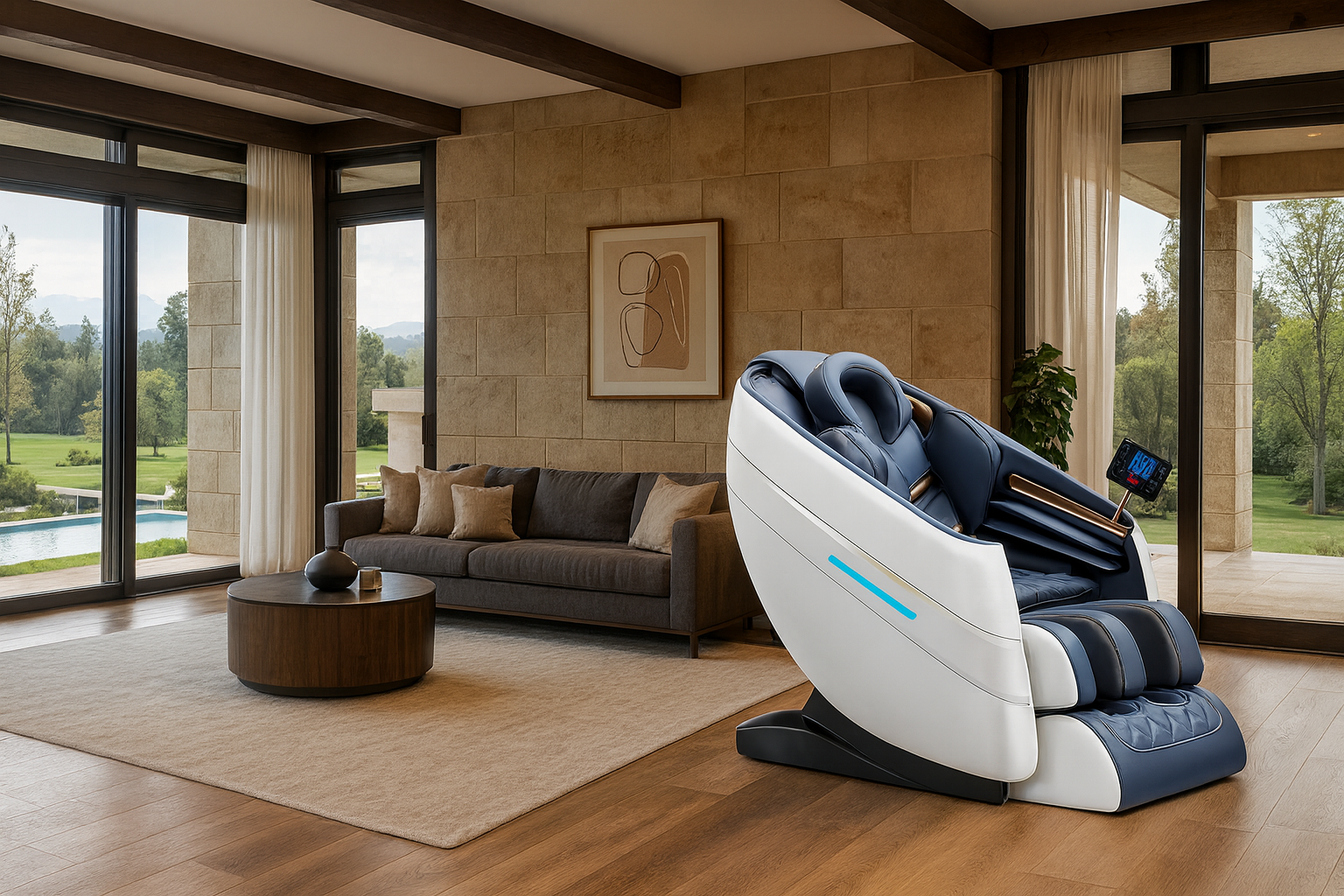 Hoe lang en hoe vaak u optimaal in een massagestoel zit