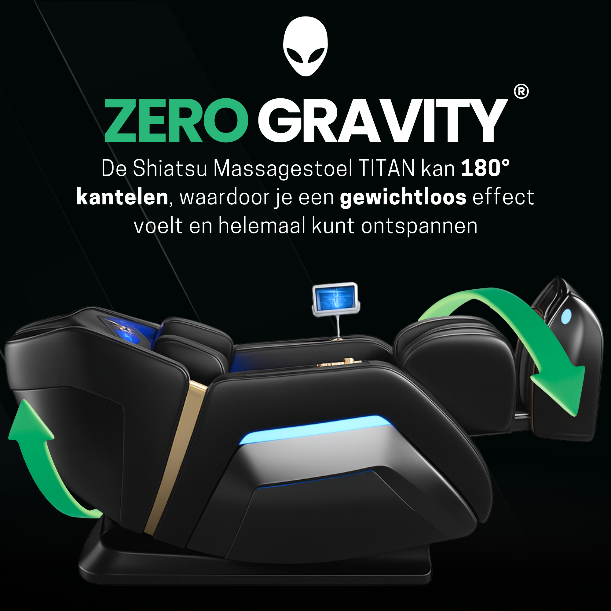 AlienComfort™ Therapeutische Massagestoel TITAN
