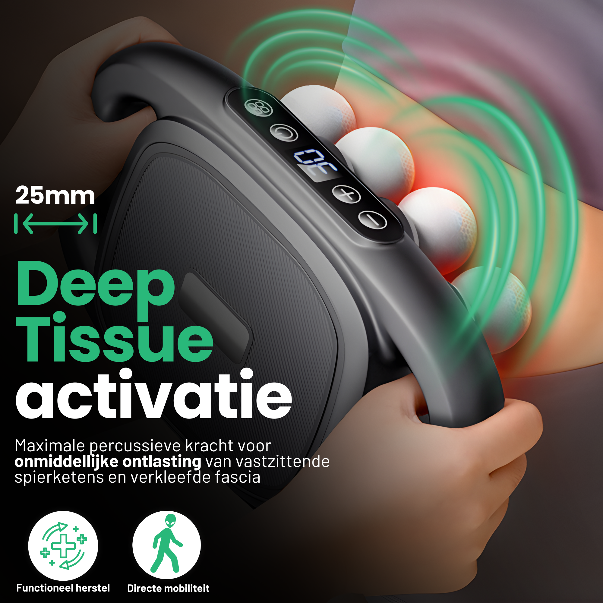 AlienComfort™ Red-Light Massagegun ORBITA