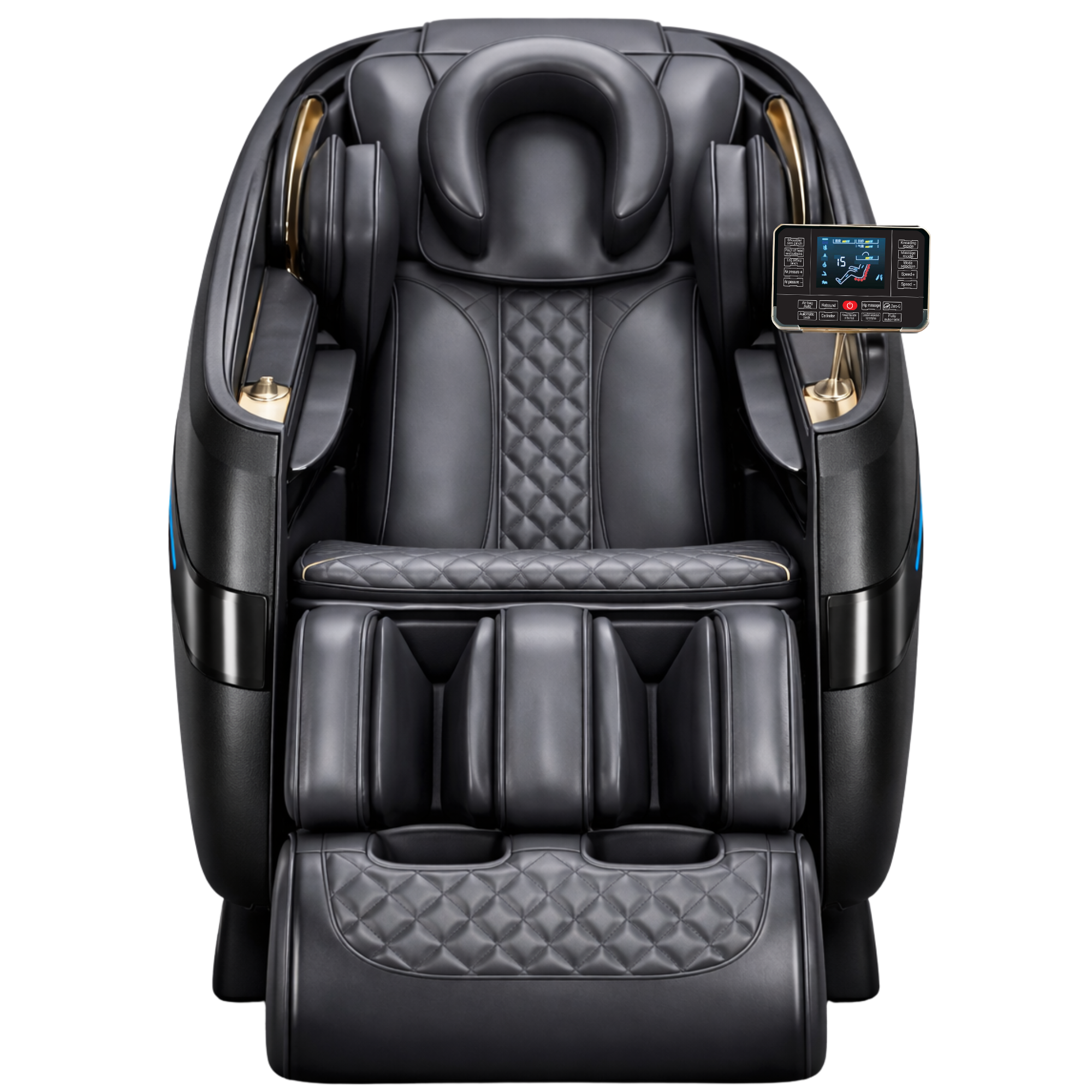 AlienComfort™ Massagestoel NOVA - Donkergrijs