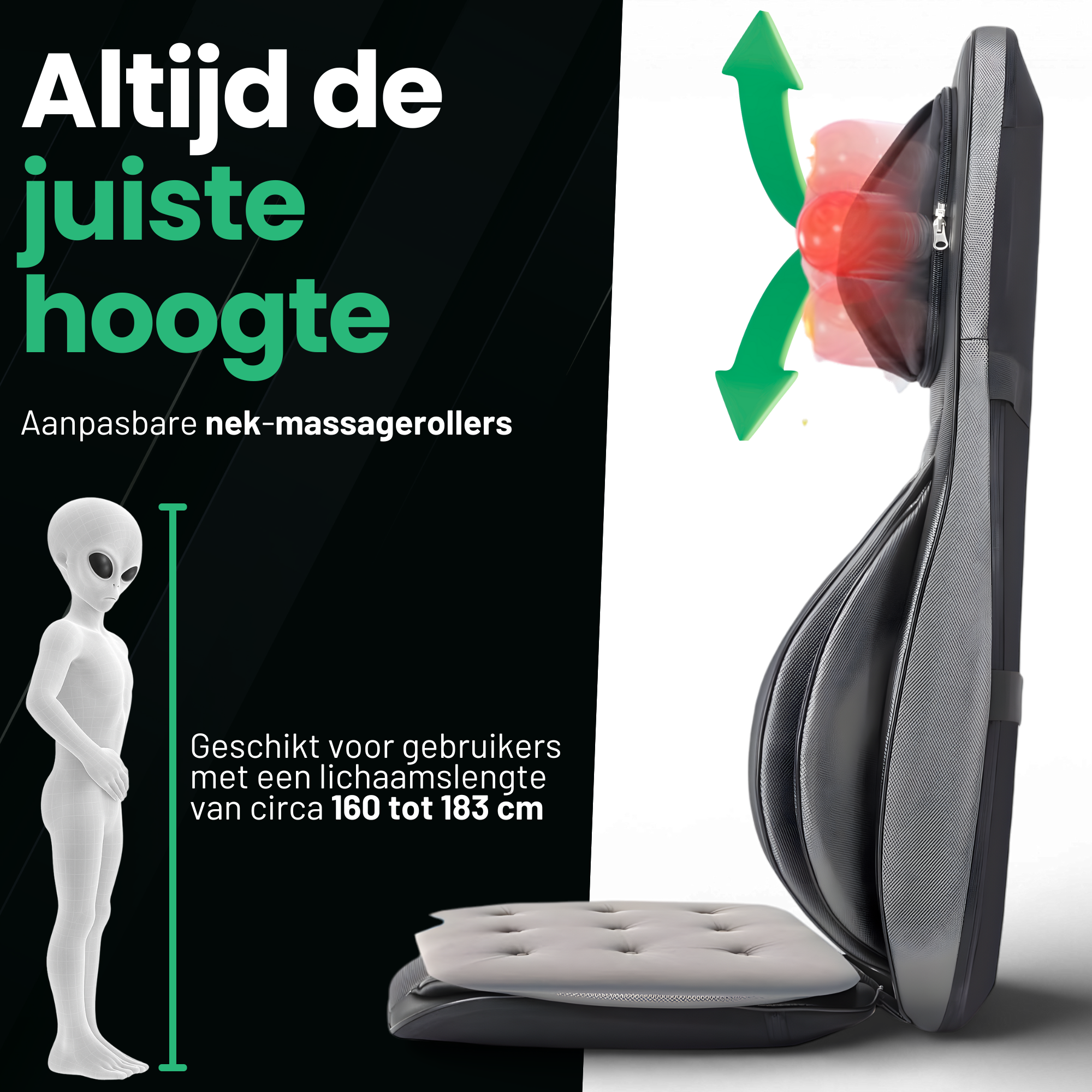 AlienComfort™ Shiatsu Massagemat OBERON