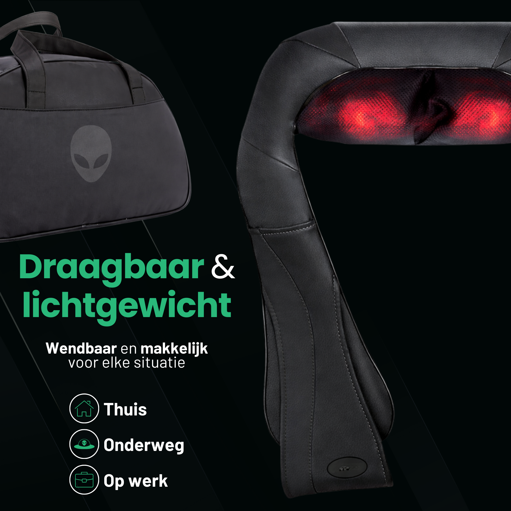 AlienComfort™ Shiatsu Massageapparaat CERES