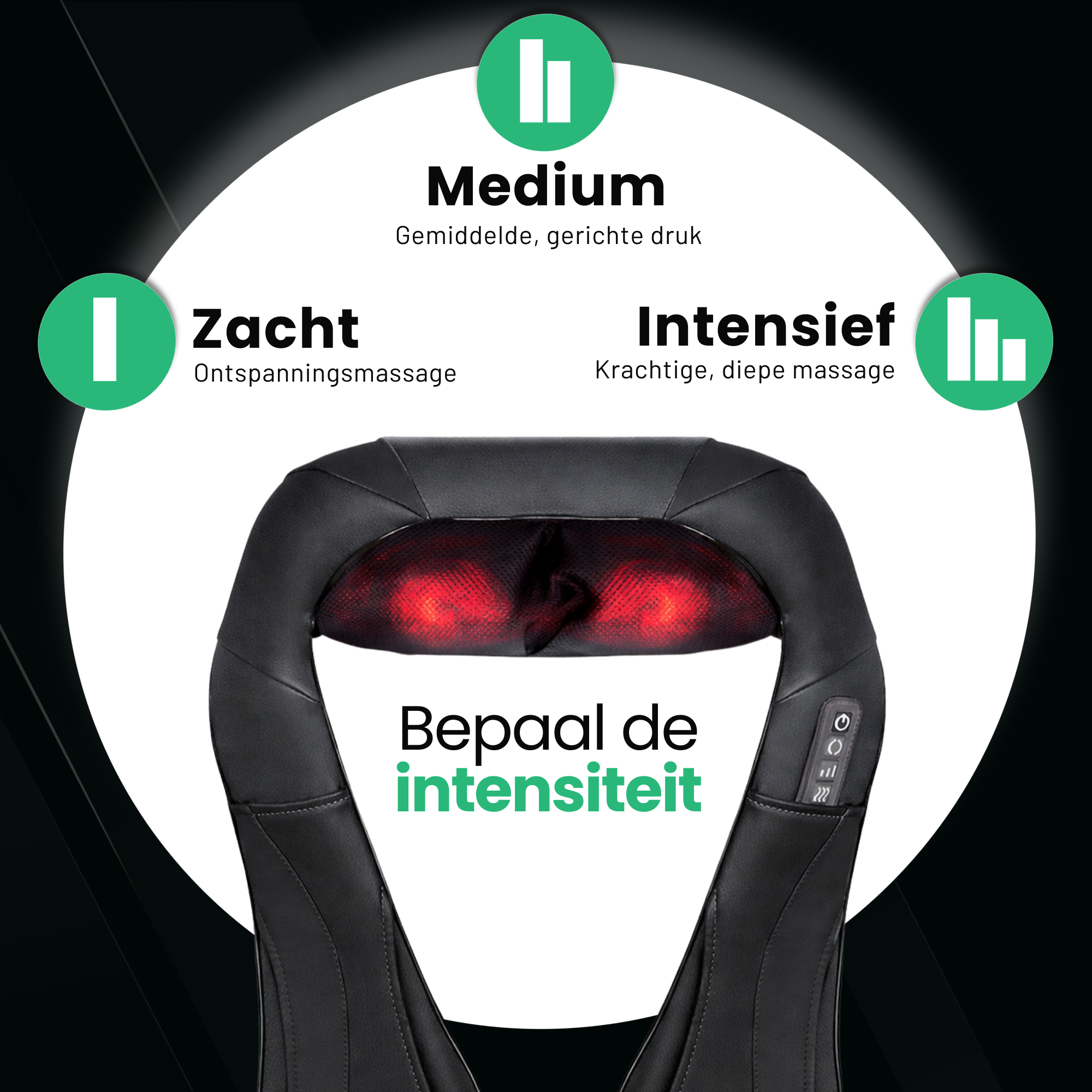 AlienComfort™ Shiatsu Massageapparaat CERES