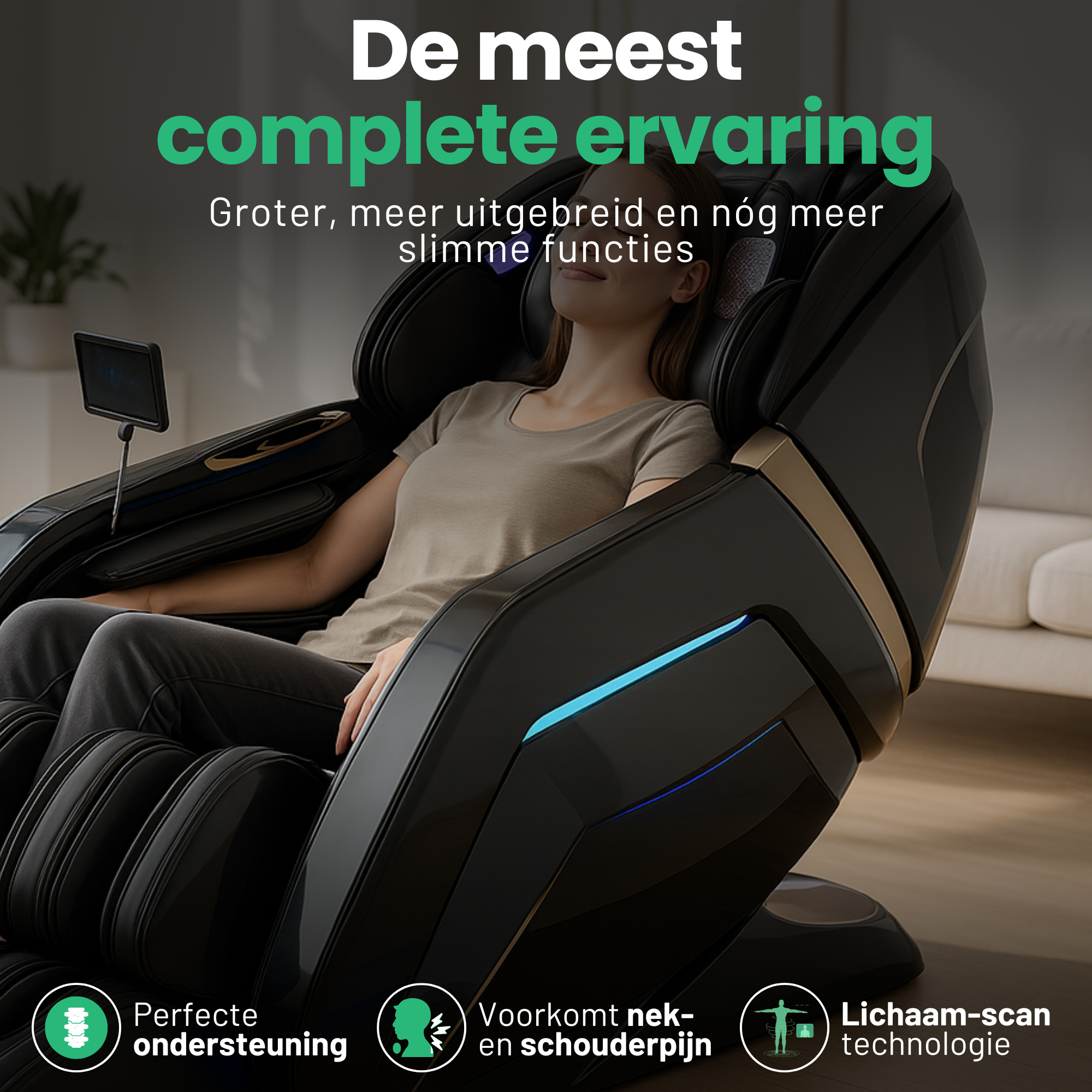 AlienComfort™ Therapeutische Massagestoel TITAN