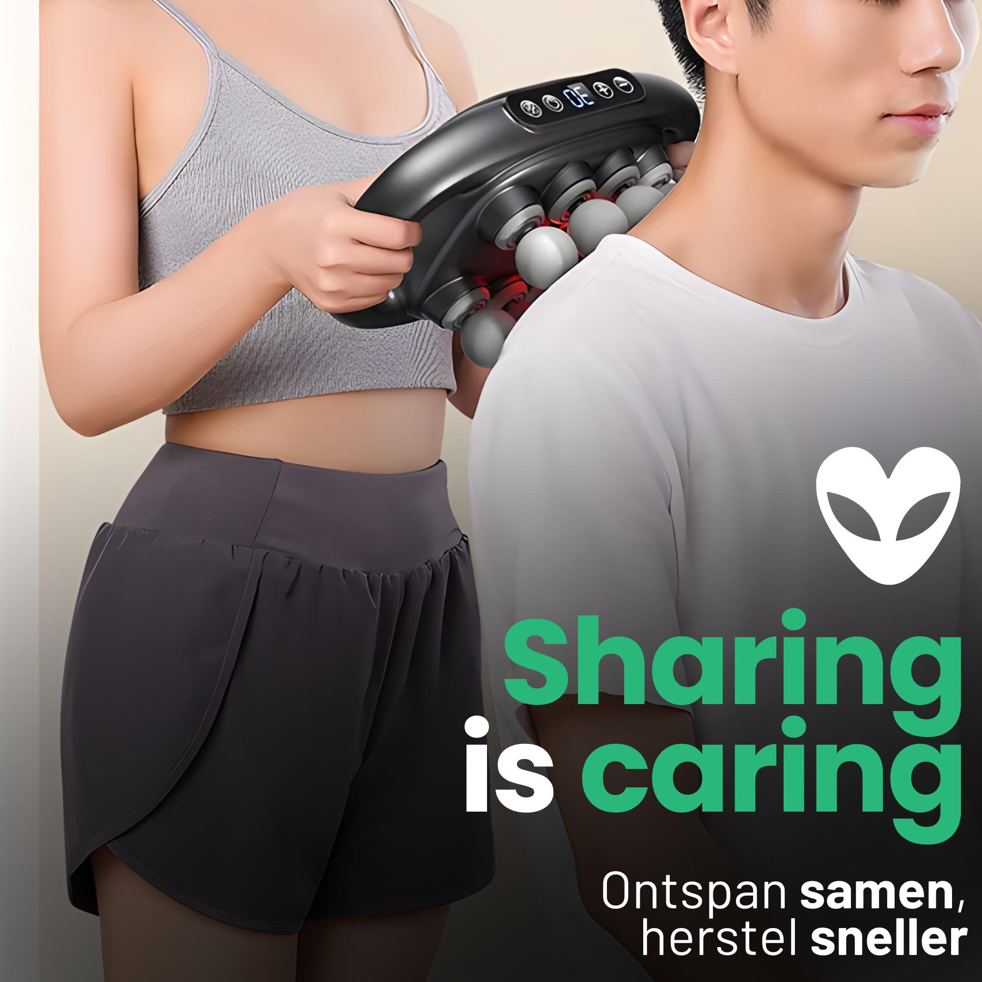 AlienComfort™ Red-Light Massagegun ORBITA