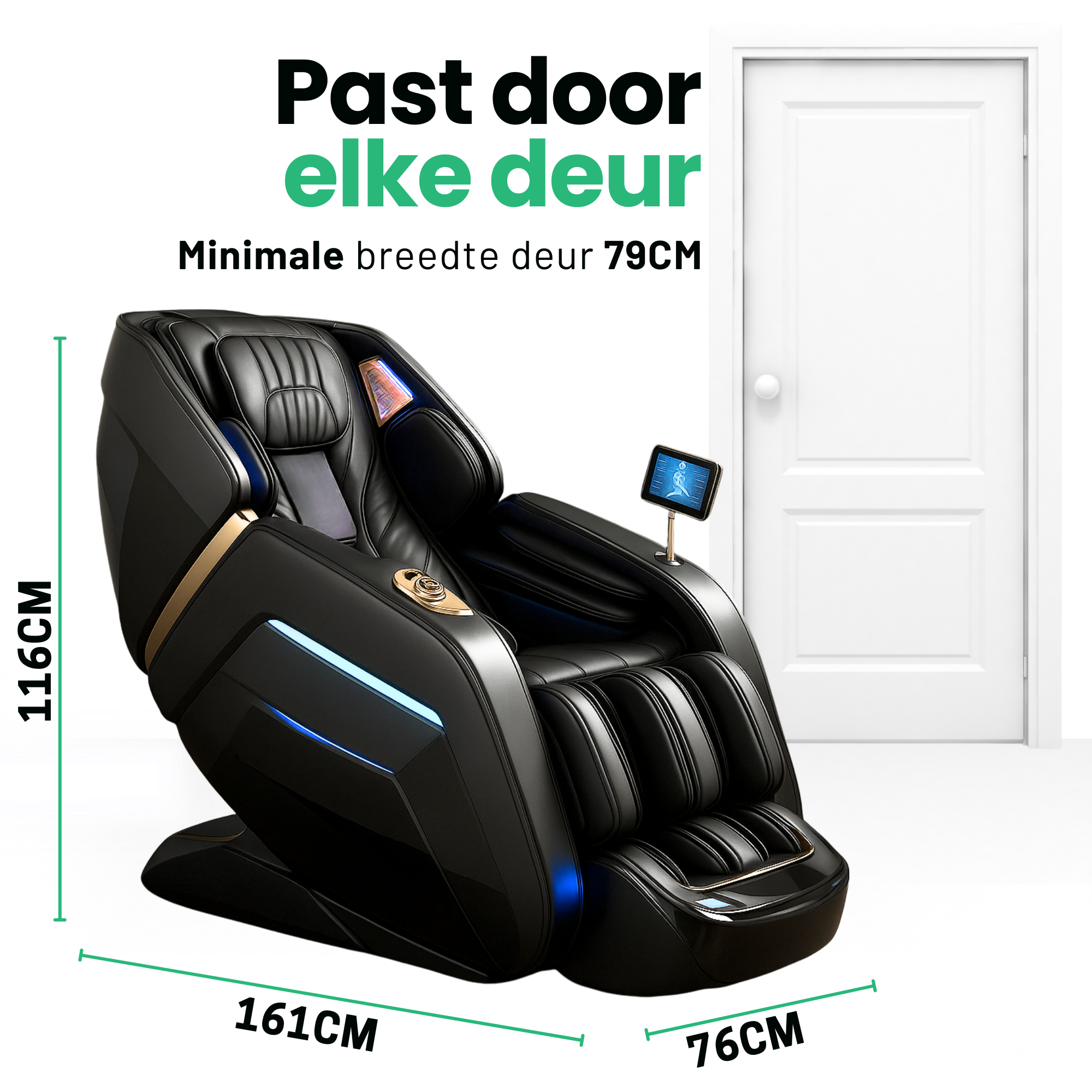 AlienComfort™ Therapeutische Massagestoel TITAN