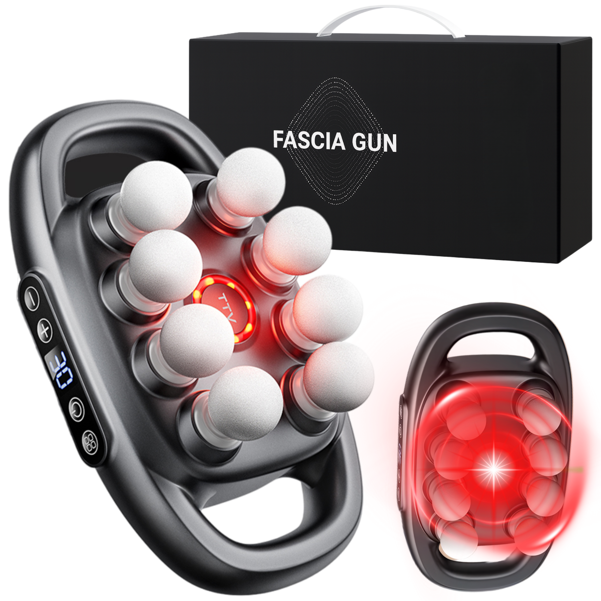 AlienComfort™ Red-Light Massagegun ORBITA