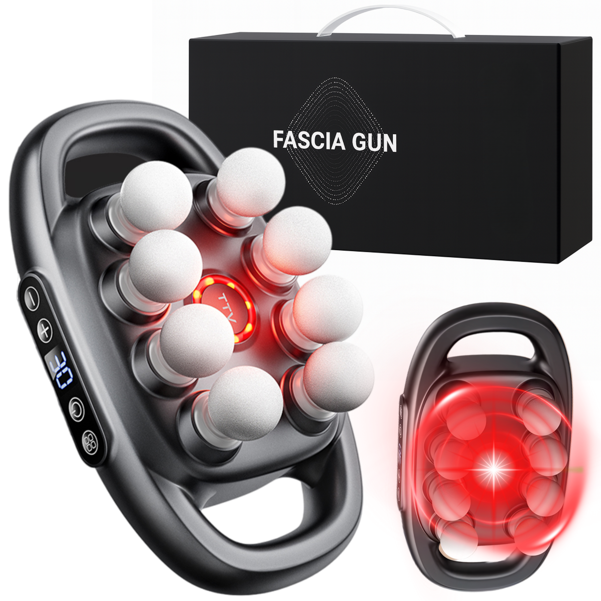 AlienComfort™ Red-Light Massagegun ORBITA